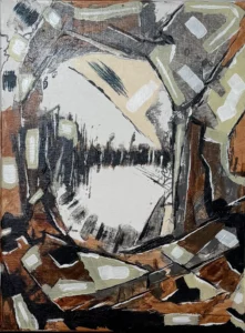Schilderij door Ward Reekmans uit Hasselt, Limburg, België