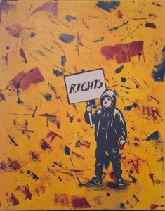 Rights - een handgemaakt schilderij door Ward Reekmans uit Hasselt